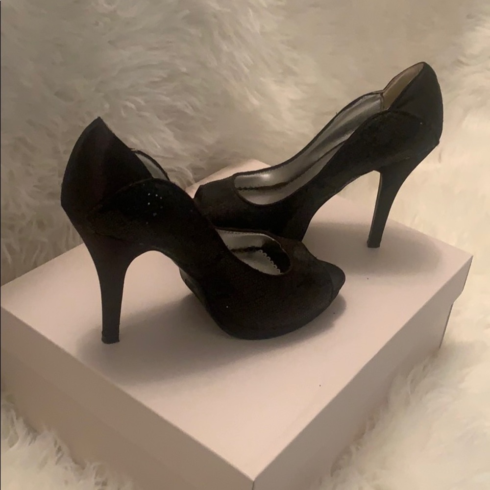 Rampage Glitter Heels